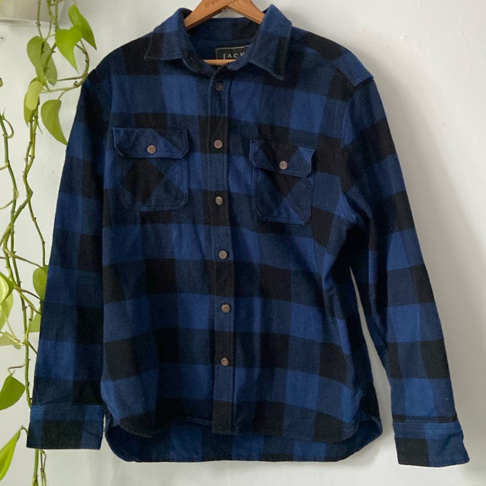 Jachs New York plaid button up